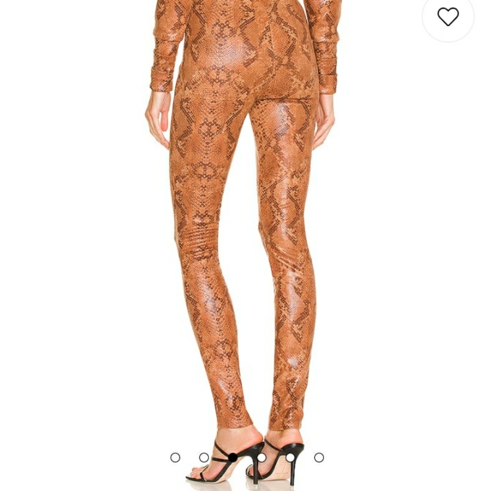 Revolve x Micheal Costello snake print skinny leggins  size xxs